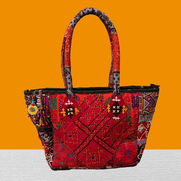Women Girls handbag with Indian traditional Rajasthan artwork handmade tote  PSB | eBay